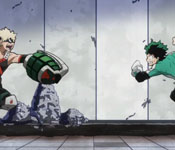 bakugo vs midoriya